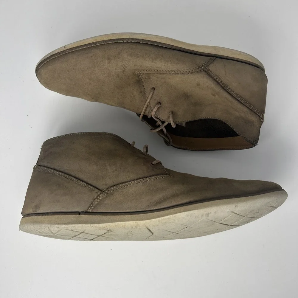 Clarks Taupe Suede Chukka Boots Bushacre 2 Men Size 12 M